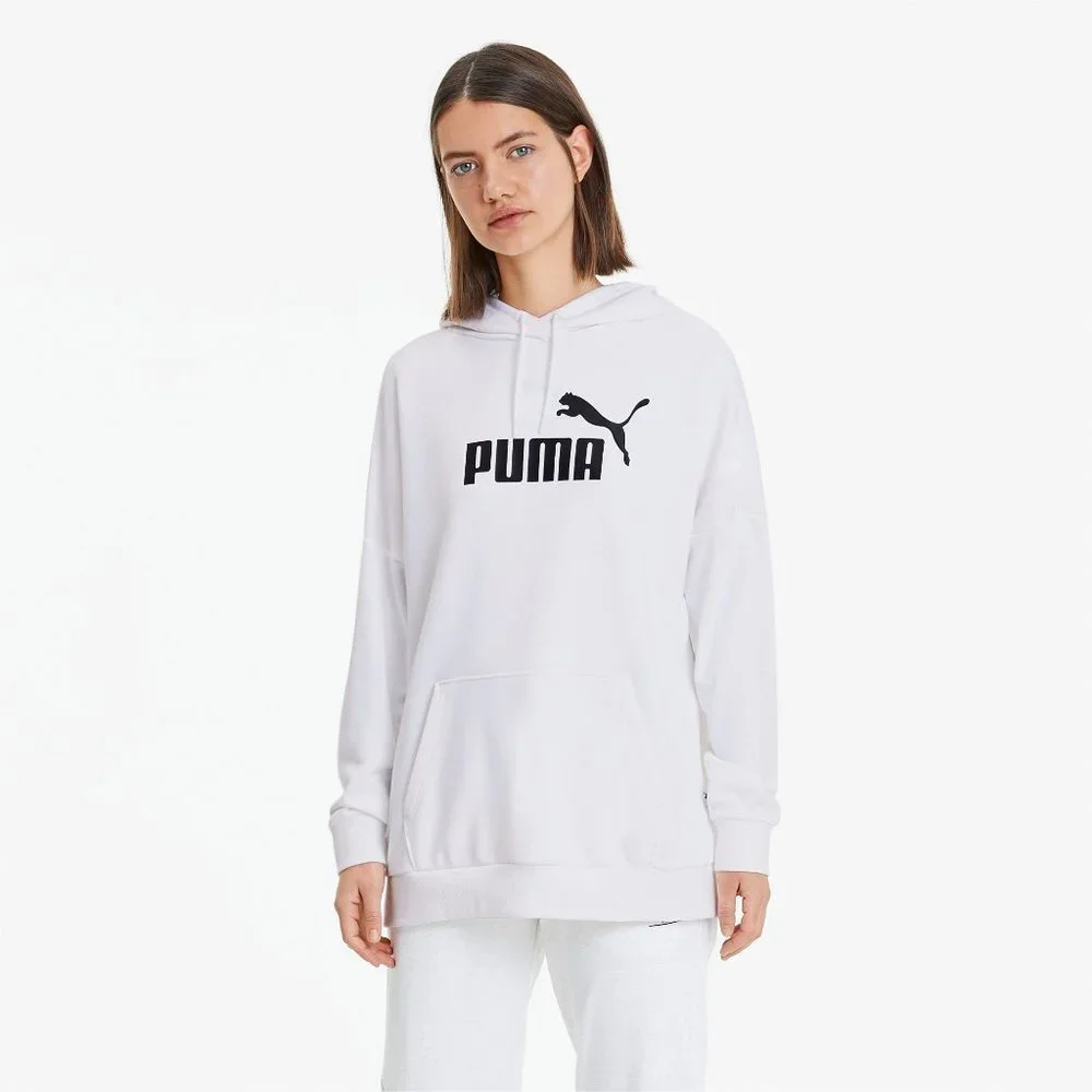 PUMA Womens Essentials+ Elongated Hoodie - Picture 3 of 6
